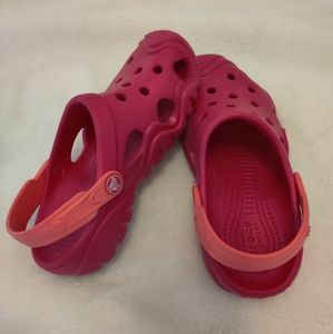 Like New: Crocs Pink Sandal Girl Size 2